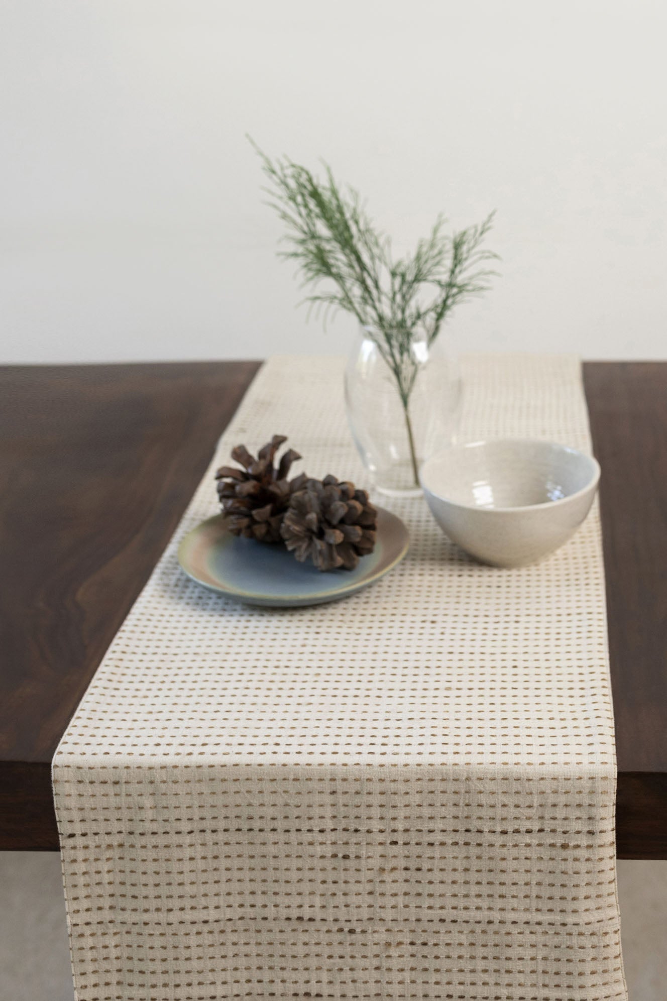 Koa Dining Table Runner And Mats Set of 8