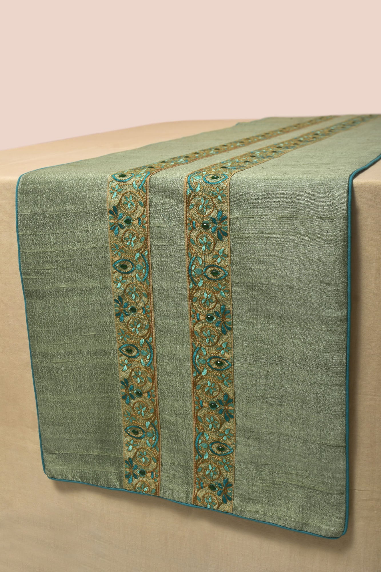 Viridis Handwoven Table Runner