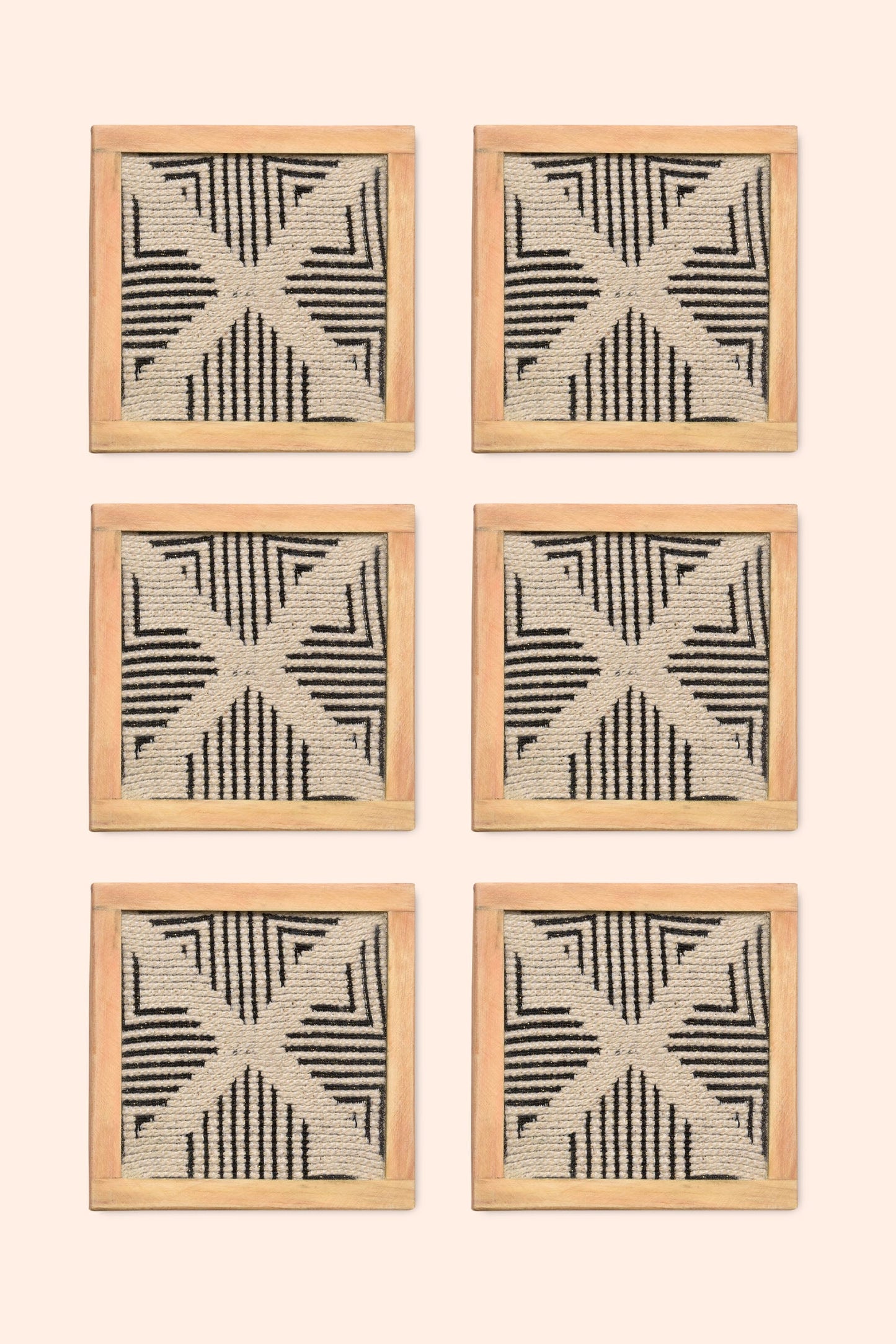 Pollux Handwoven Coasters - Set Of 2 Pcs