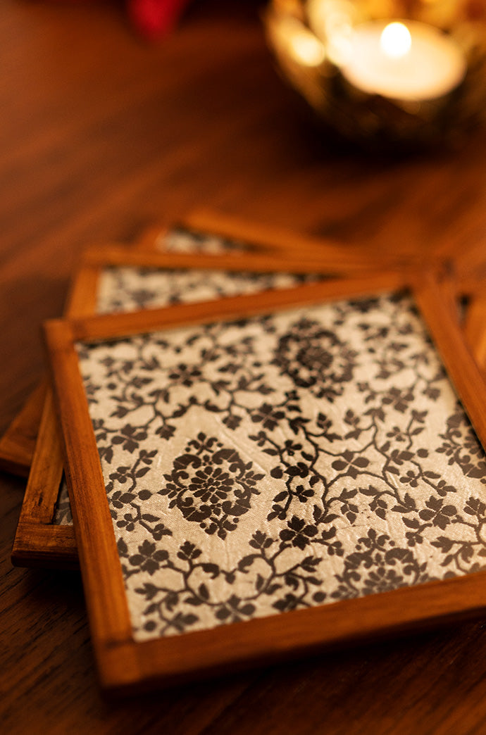 Zubdat Handwoven Coasters - Set of 2 pcs
