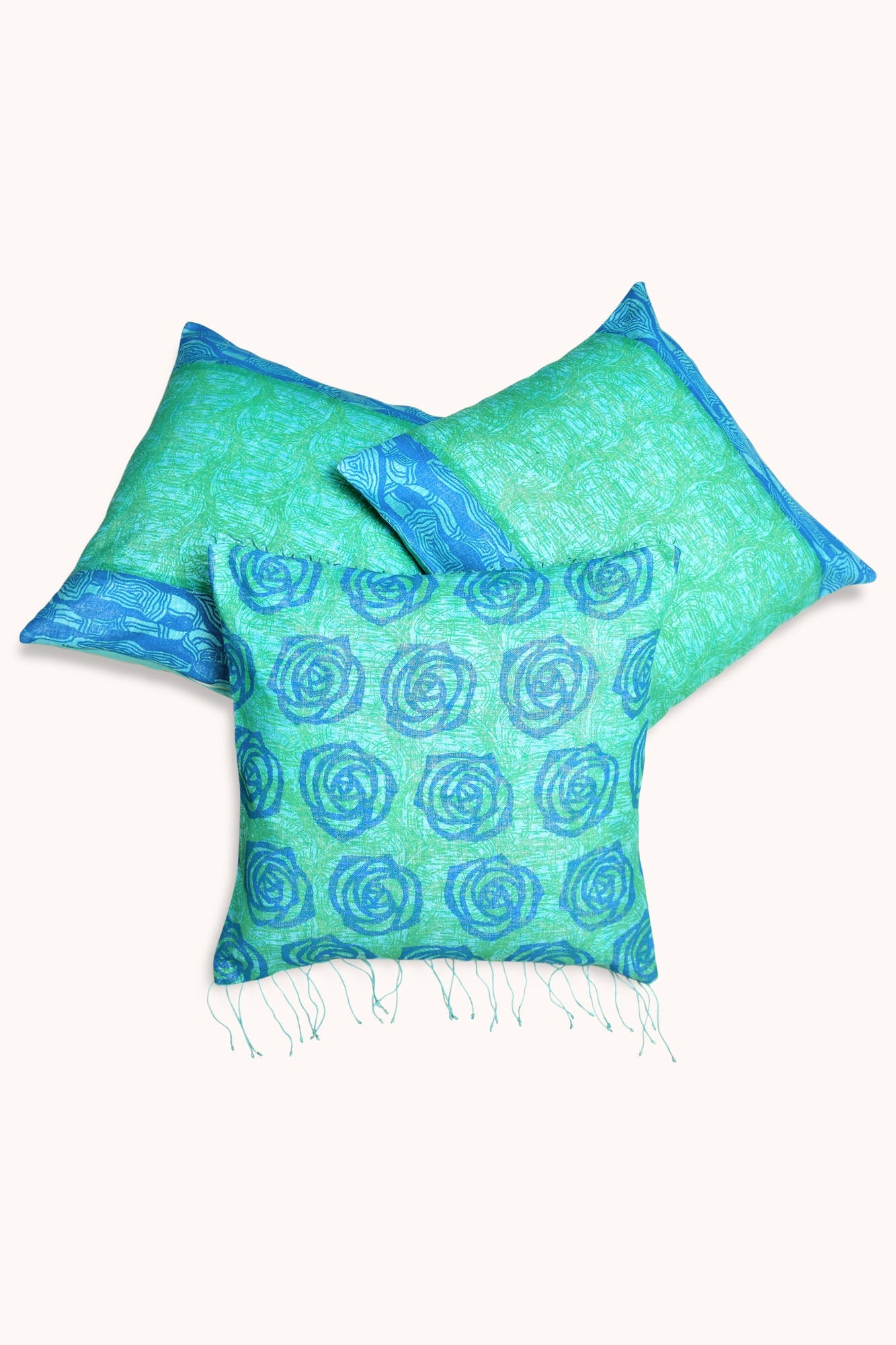 Llamada Rosa handmade Cushion Set of 3