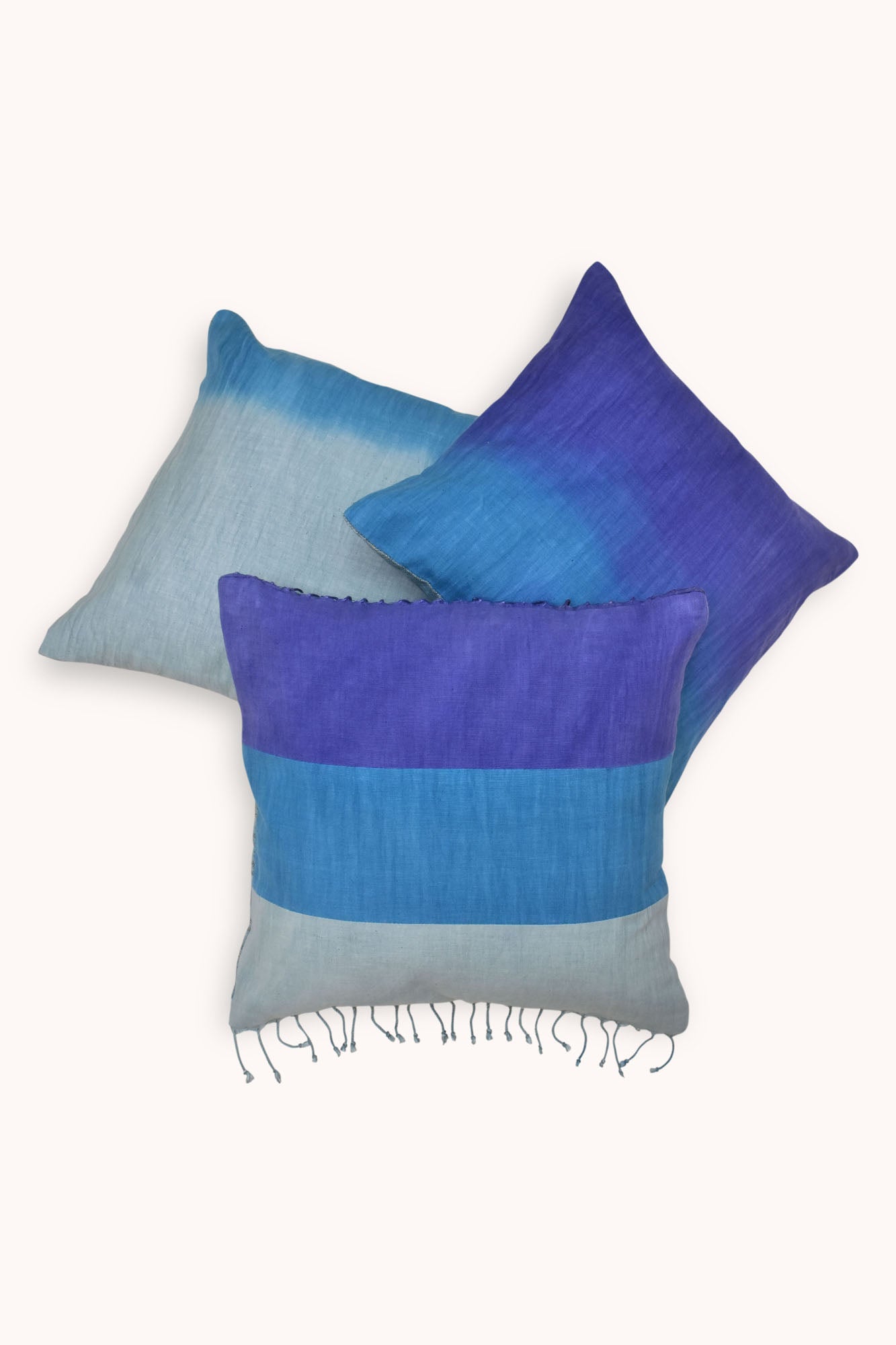 Purpurovy Tani handmade Cushion Set of 3