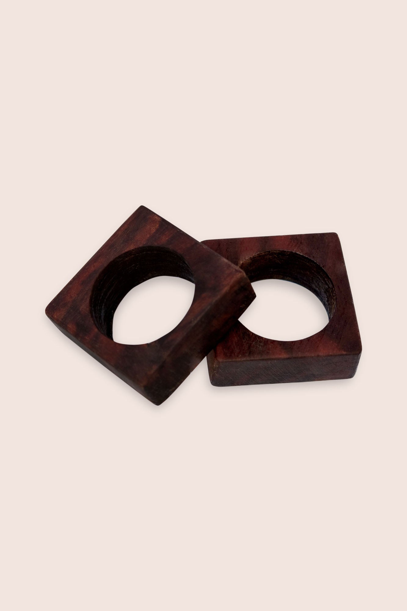 Square - Wooden Holder Set of 2 pcs