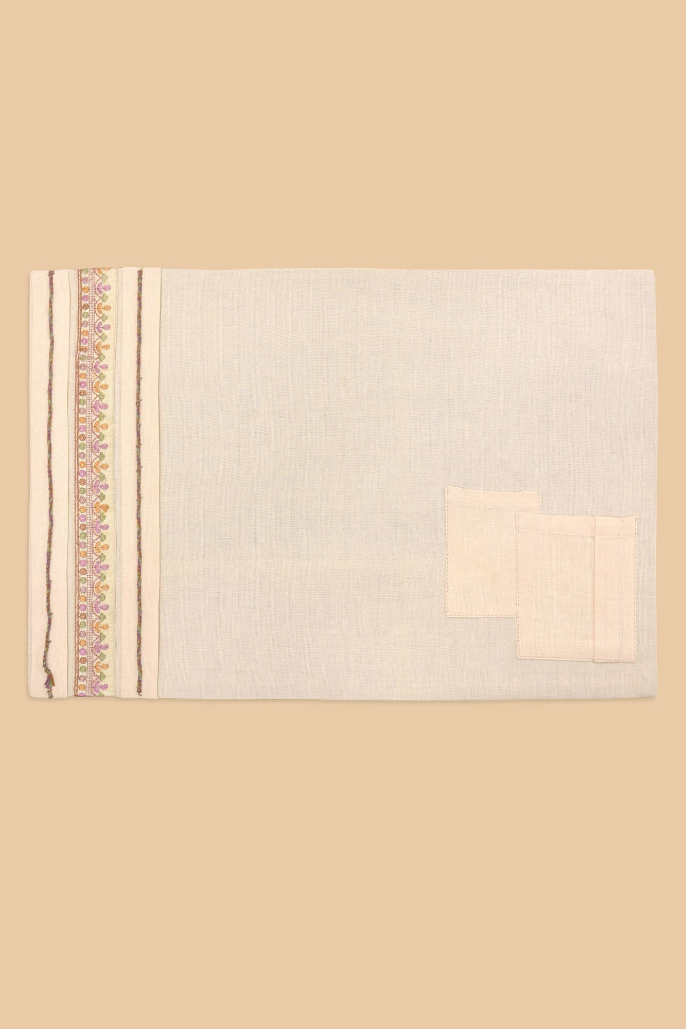 Nami no tobira - Dining Set of A table Runner & 6 Table Mats