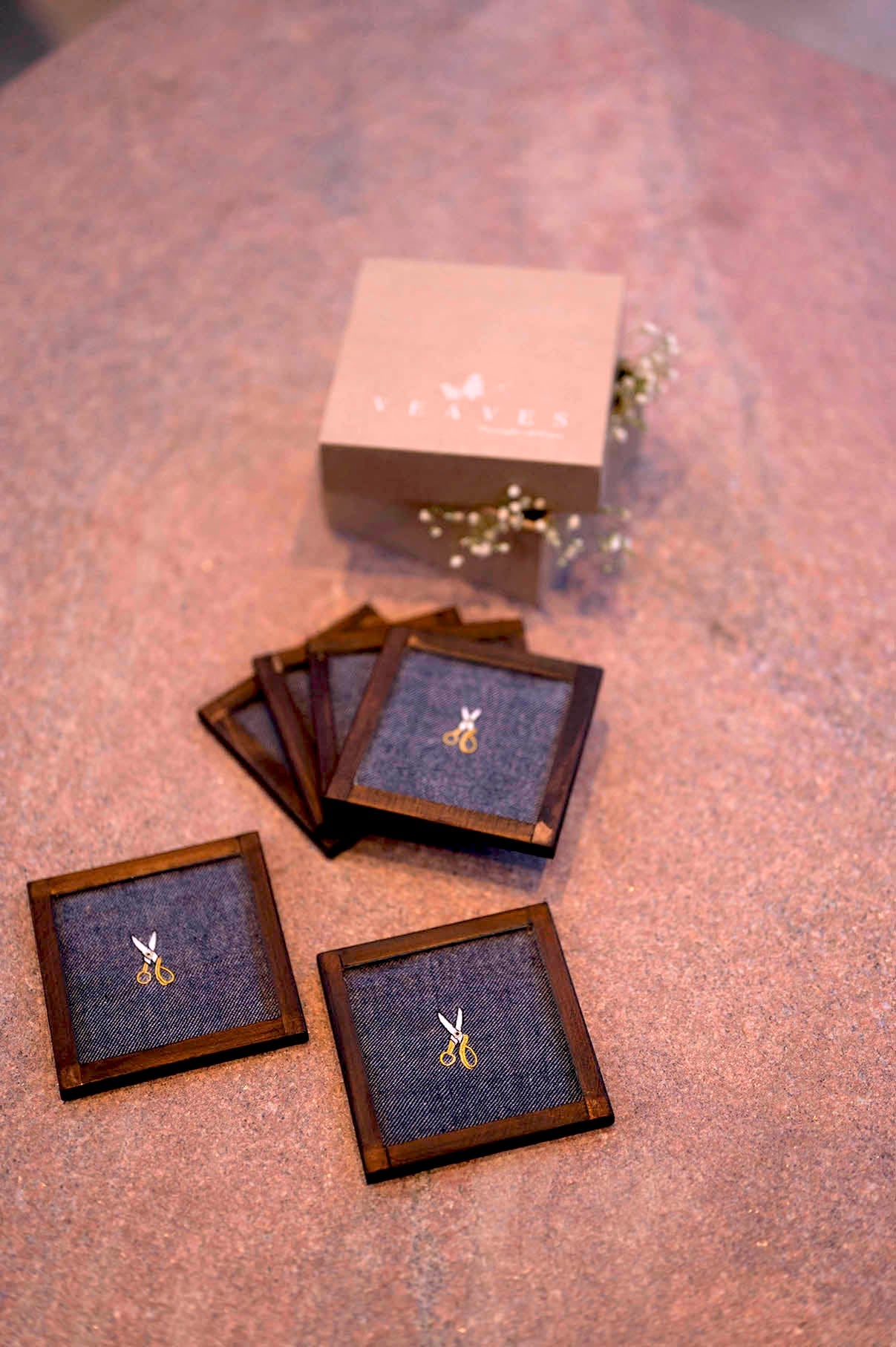 Miriam Handwoven Coasters - Set Of 2 Pcs
