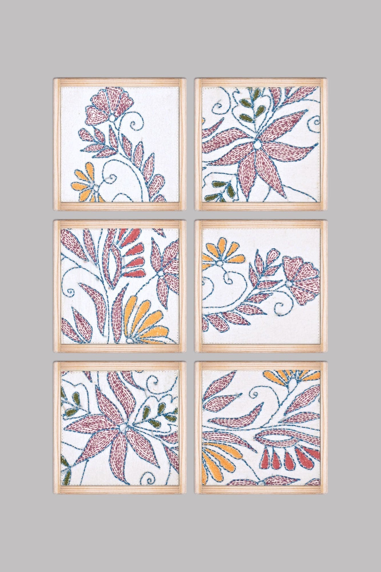 Imbricate Handwoven Coasters