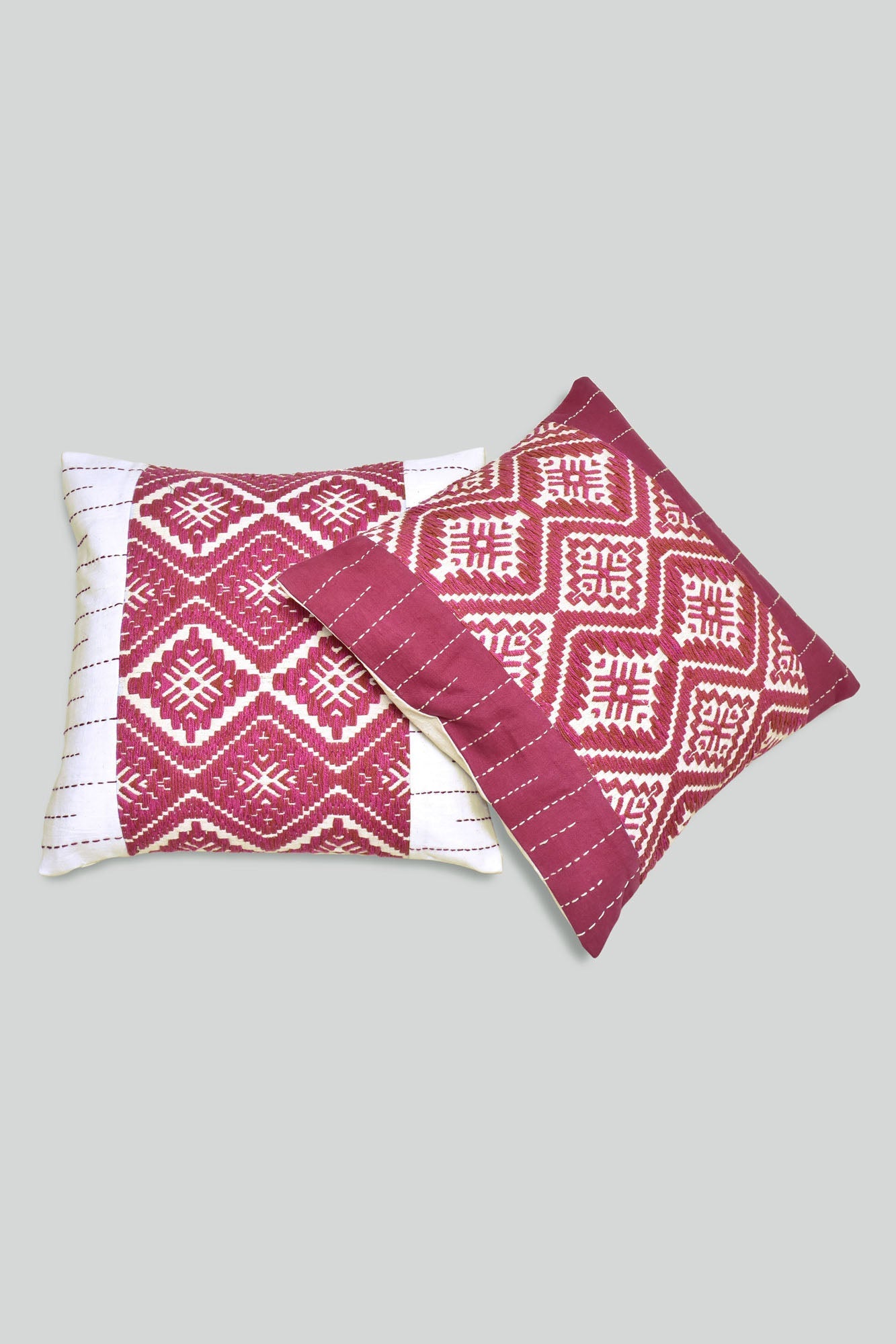 Saqaafat Handwoven Cushions - Set Of 2 Pcs