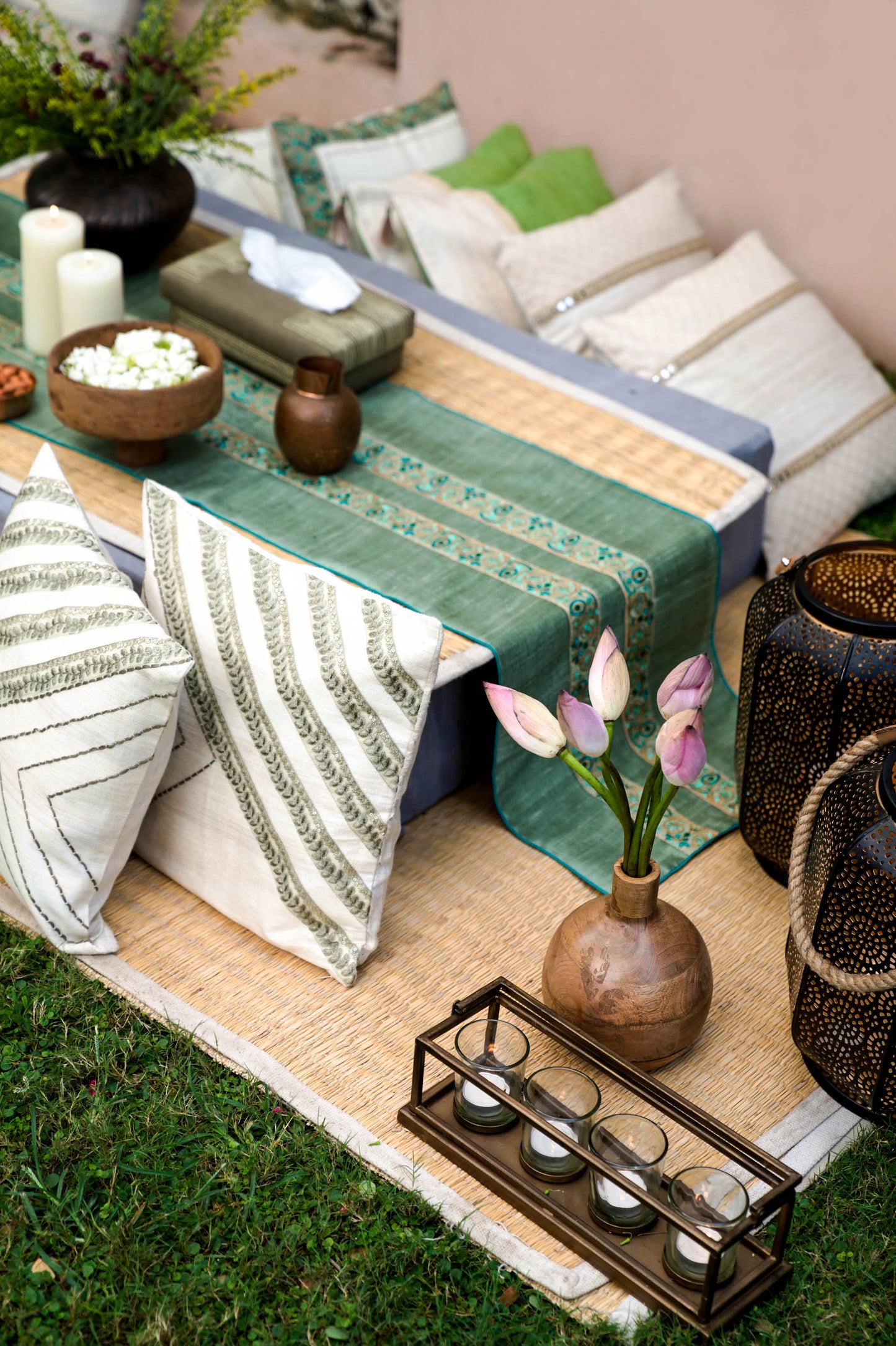 Viridis Handwoven Table Runner