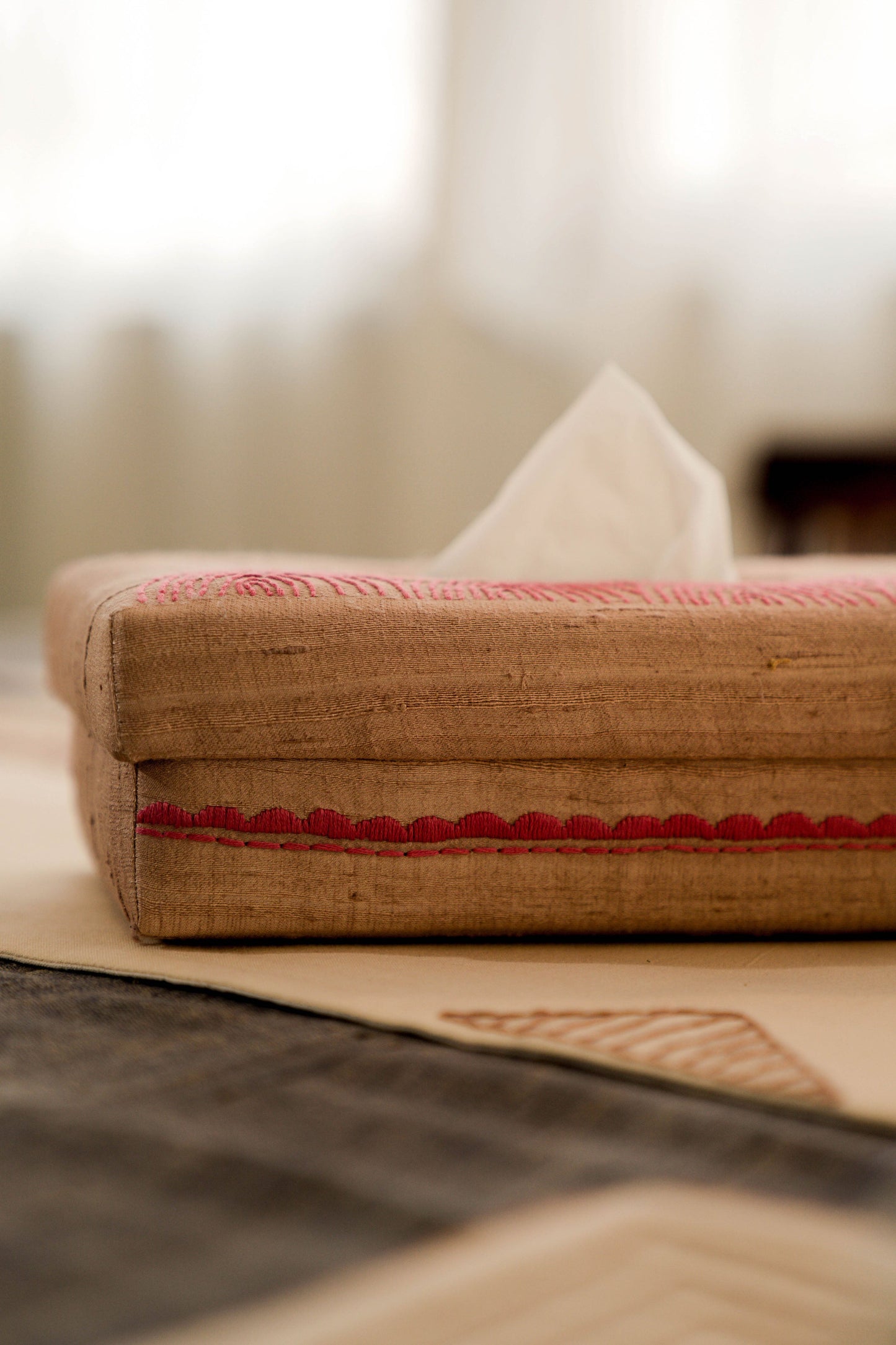 Bev - Handwoven Tissue Box