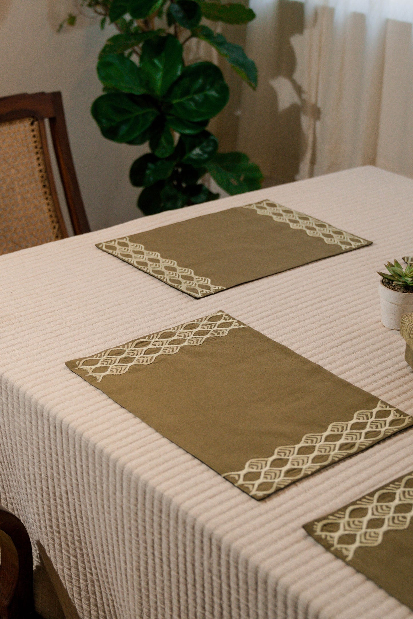 Elias Handwoven Table Mats - Set Of 2 Pcs