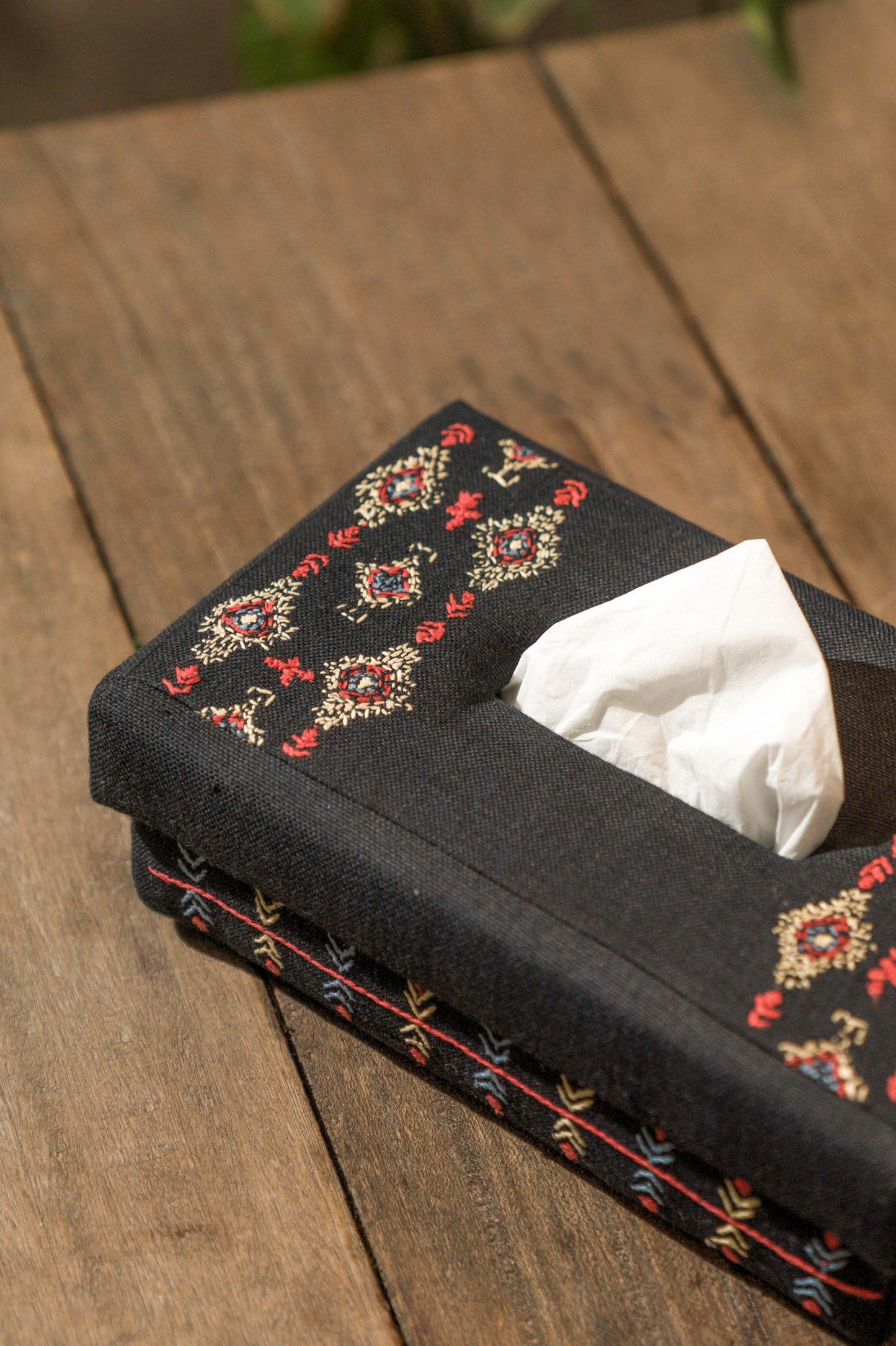 Helen - Handwoven Tissue Box