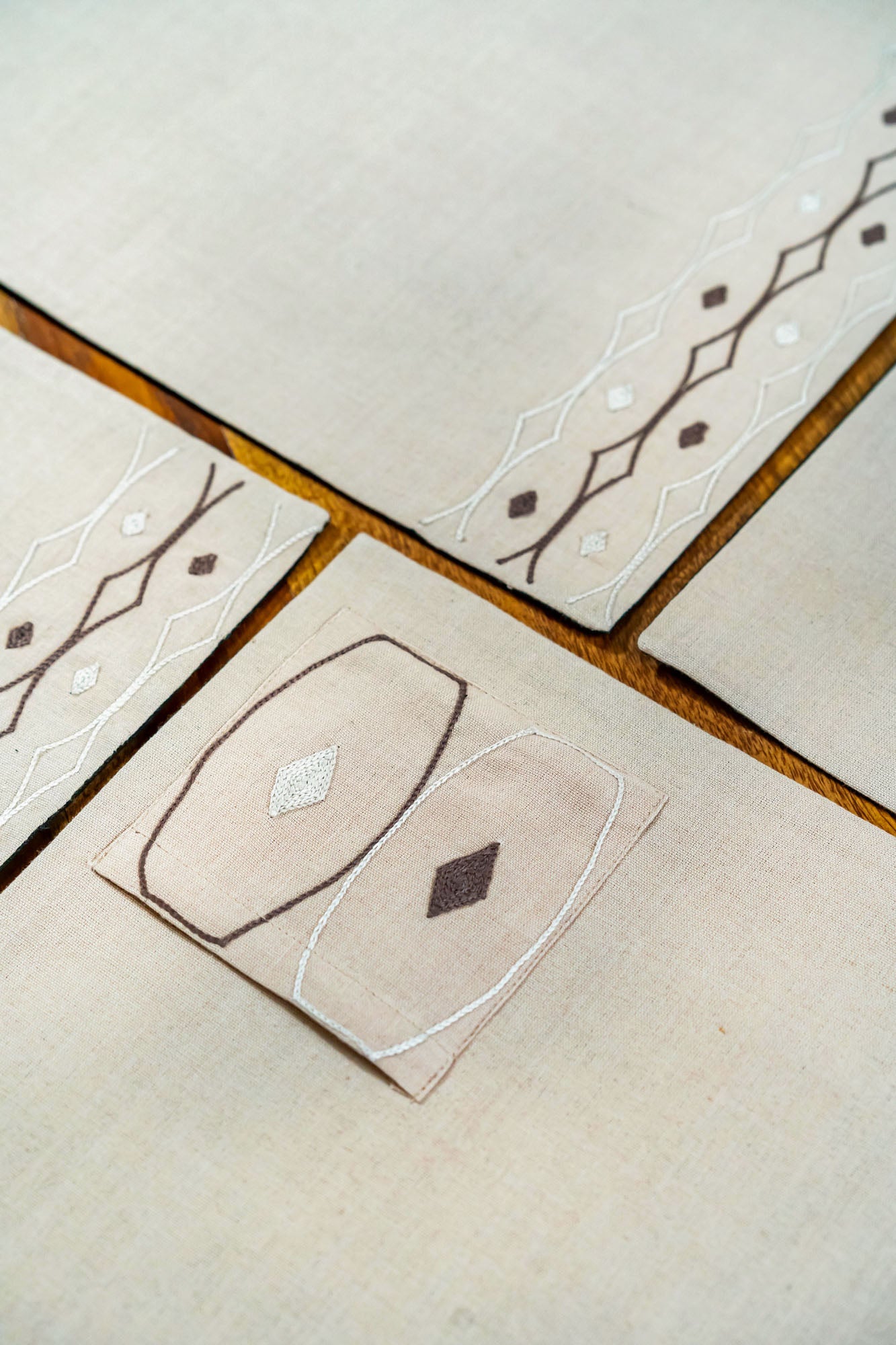 Tekigō-sei Handwoven Table Mats - Set of 6 pcs