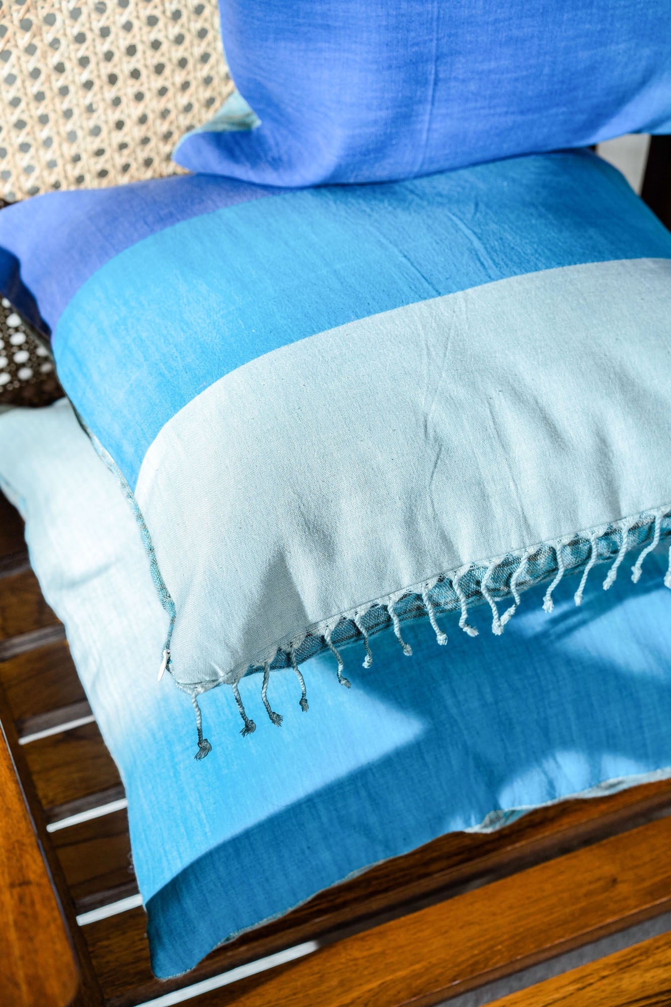 Purpurovy Tani handmade Cushion Set of 3