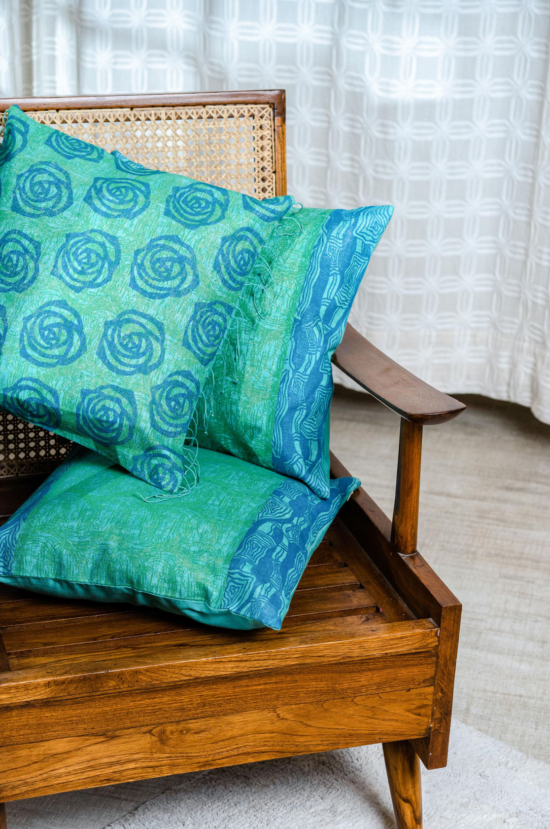 Llamada Rosa handmade Cushion Set of 3