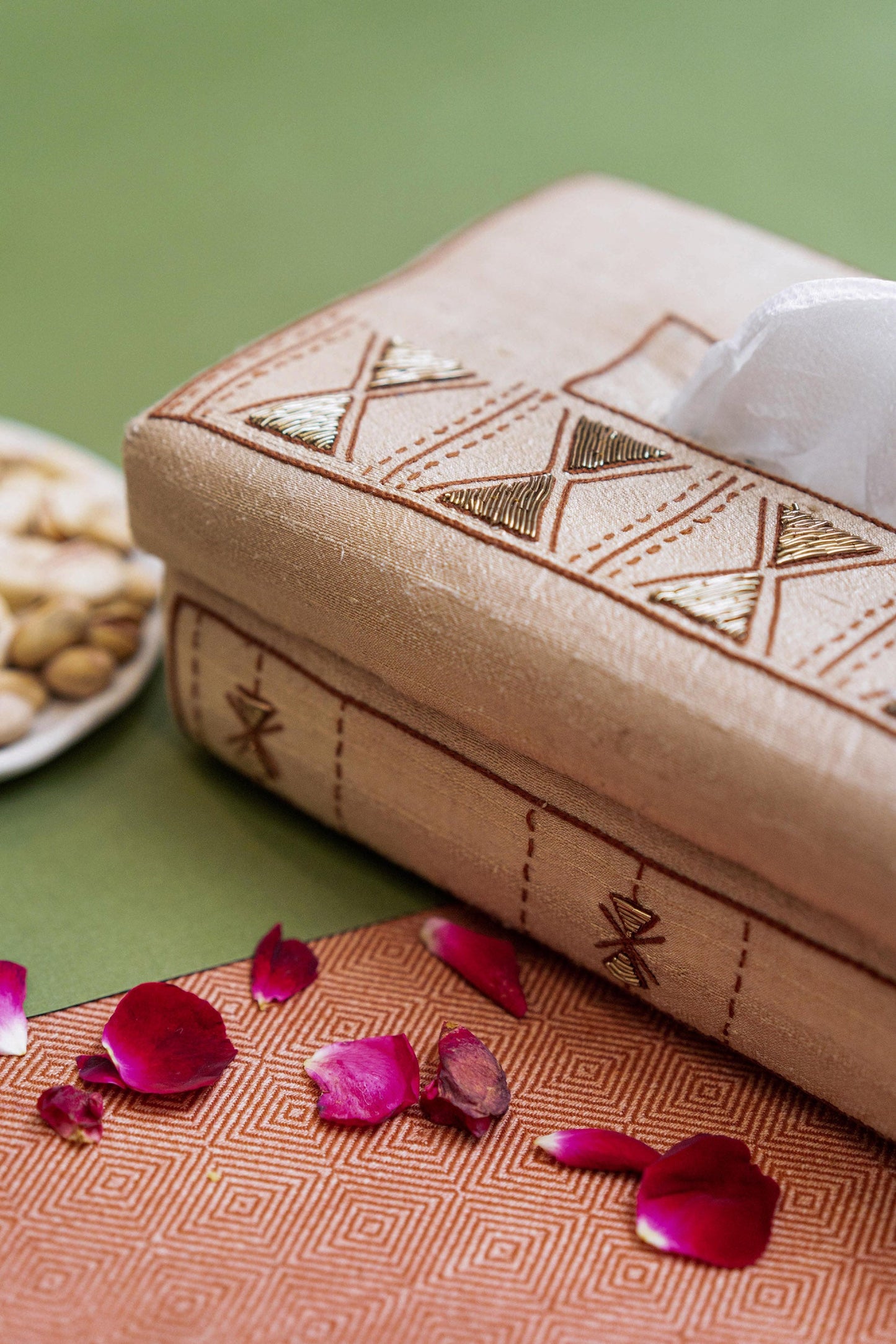 Ritmo de Tambor Handmade Tissue Box