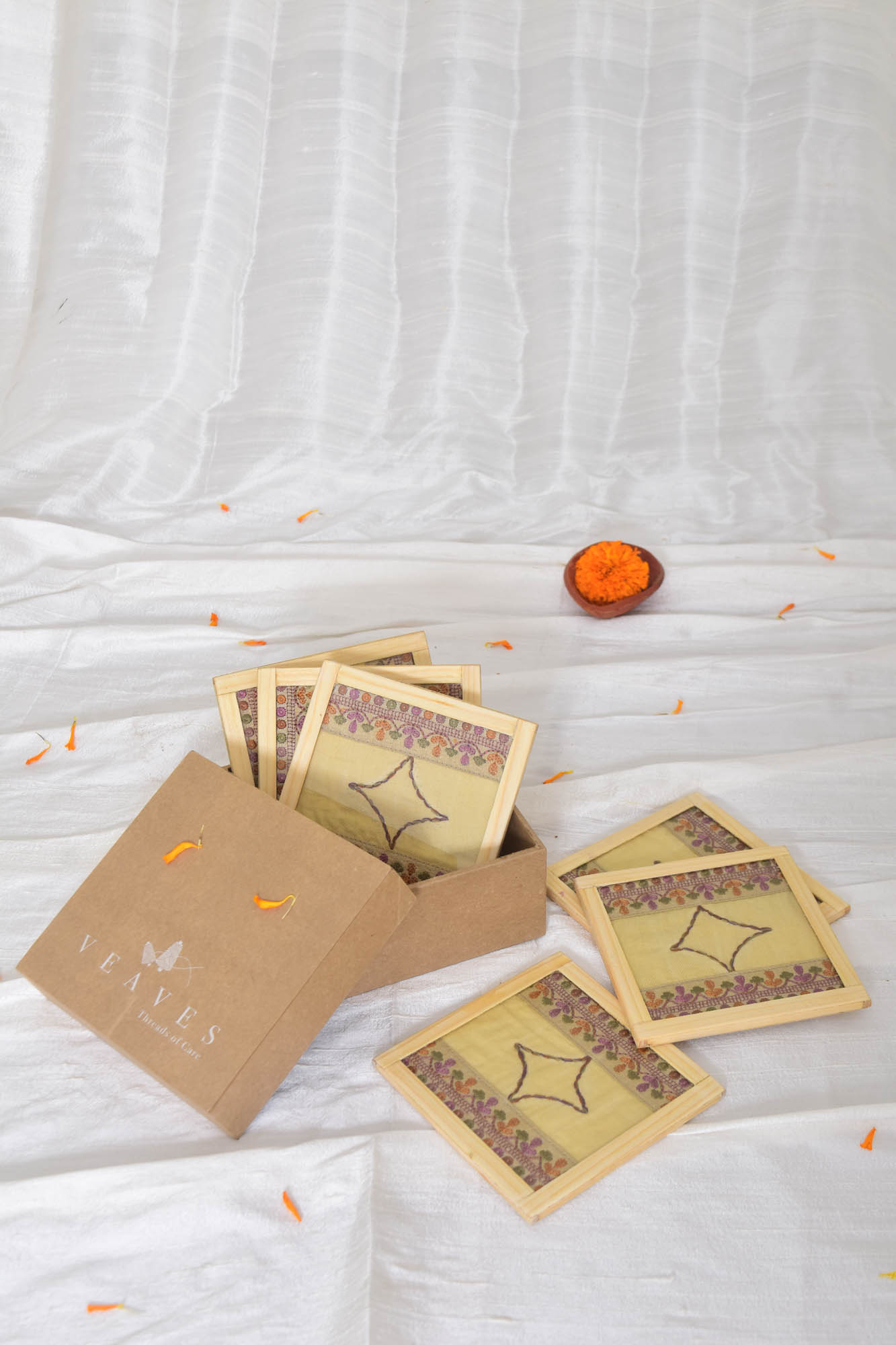 Handwoven Coasters Gift Hamper