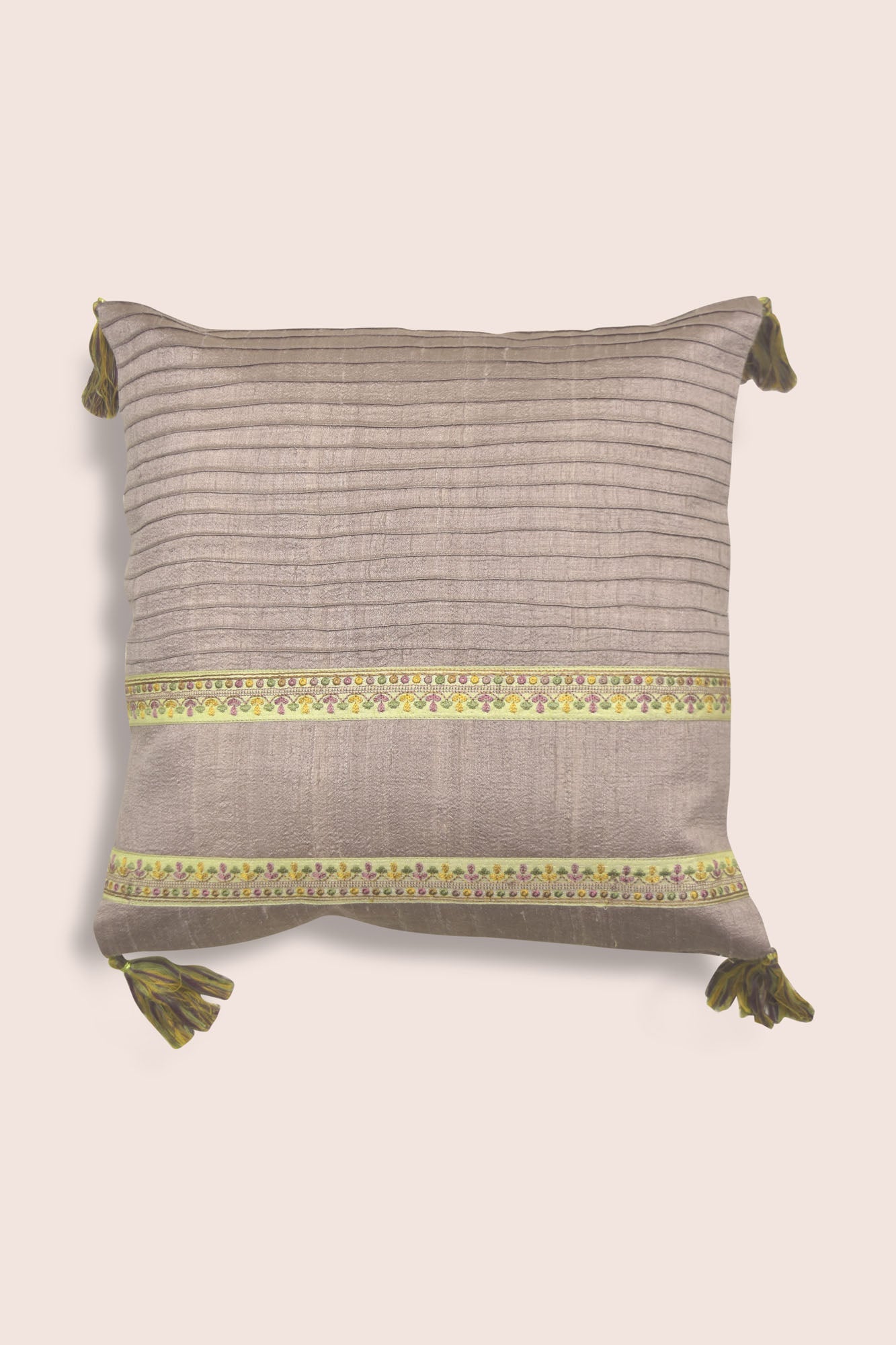 Mauve Handwoven Cushion Set of 2