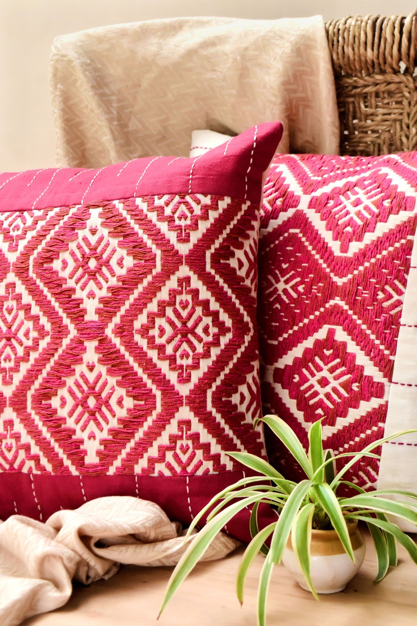Saqaafat handmade Cushion Set of 2