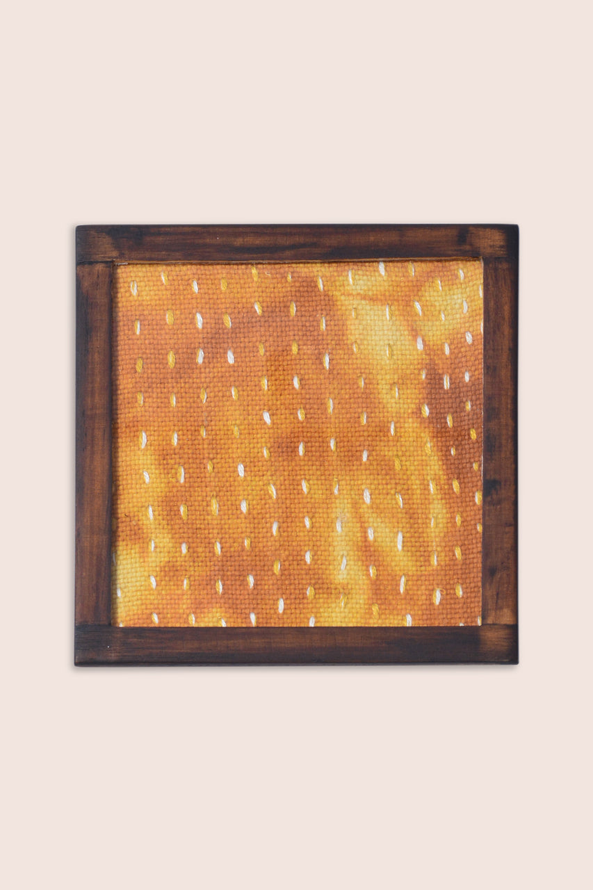 Pearl Handwoven Coasters - Set Of 2 Pcs