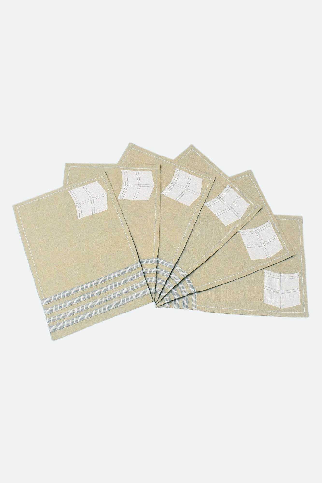 Easy Breezy Dining Table Runner And Mats Set of 6