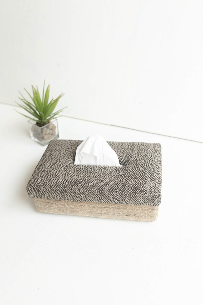 Elinor - Hand Woven Tissue Box - Veaves