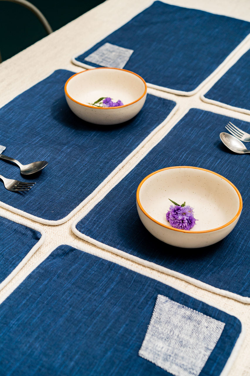 Udanpesha Dining Table Runner And Mats Set of 6