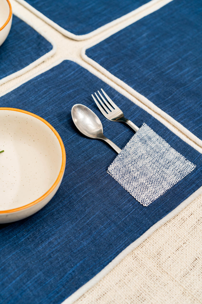 Udanpesha Dining Table Runner And Mats Set of 6