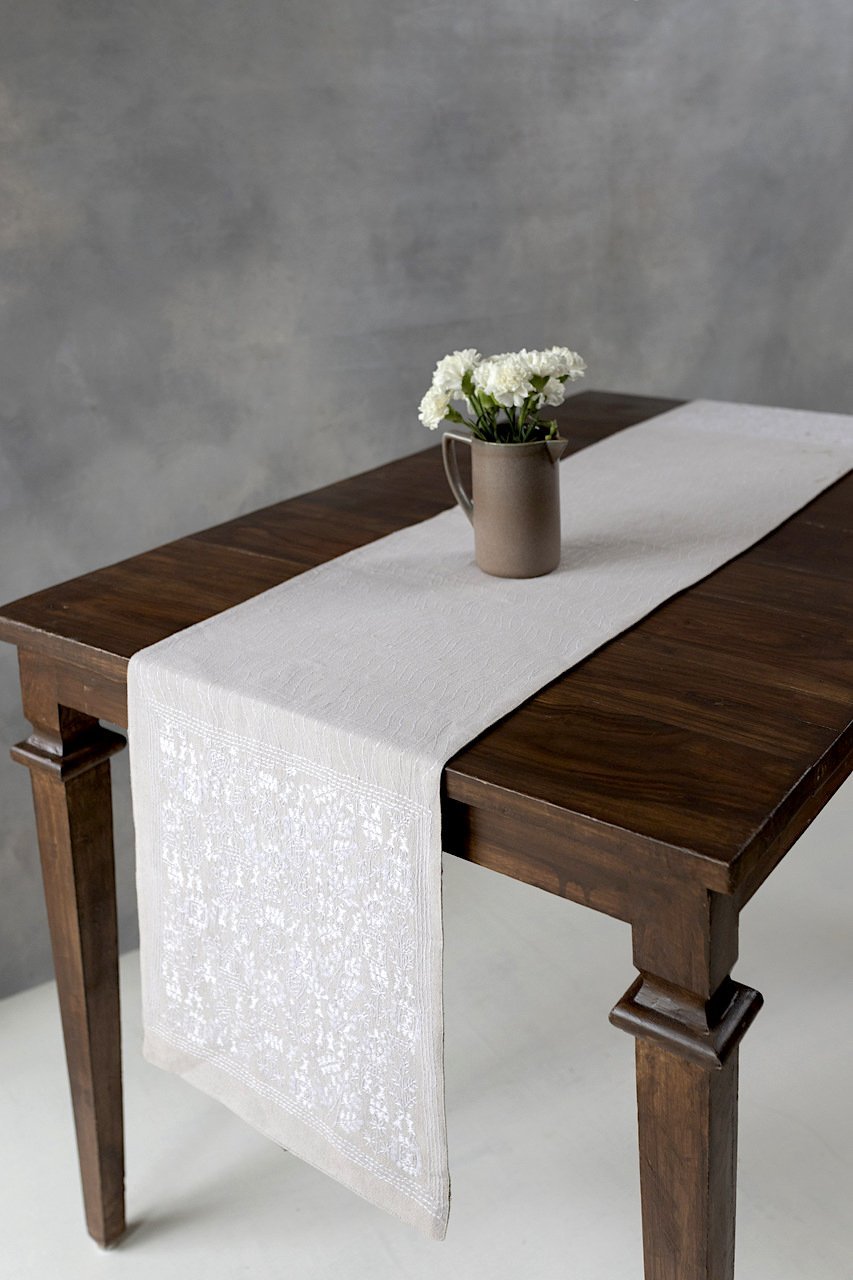Conflicted Maze - Table Runner - Veaves