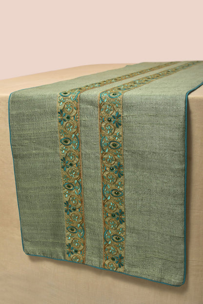 Viridis Handwoven Table Runner