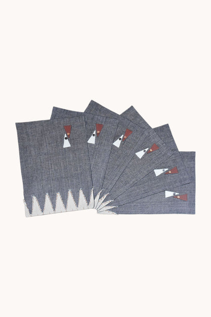 Obelisk Handwoven Table Mats - Set Of 2 pcs