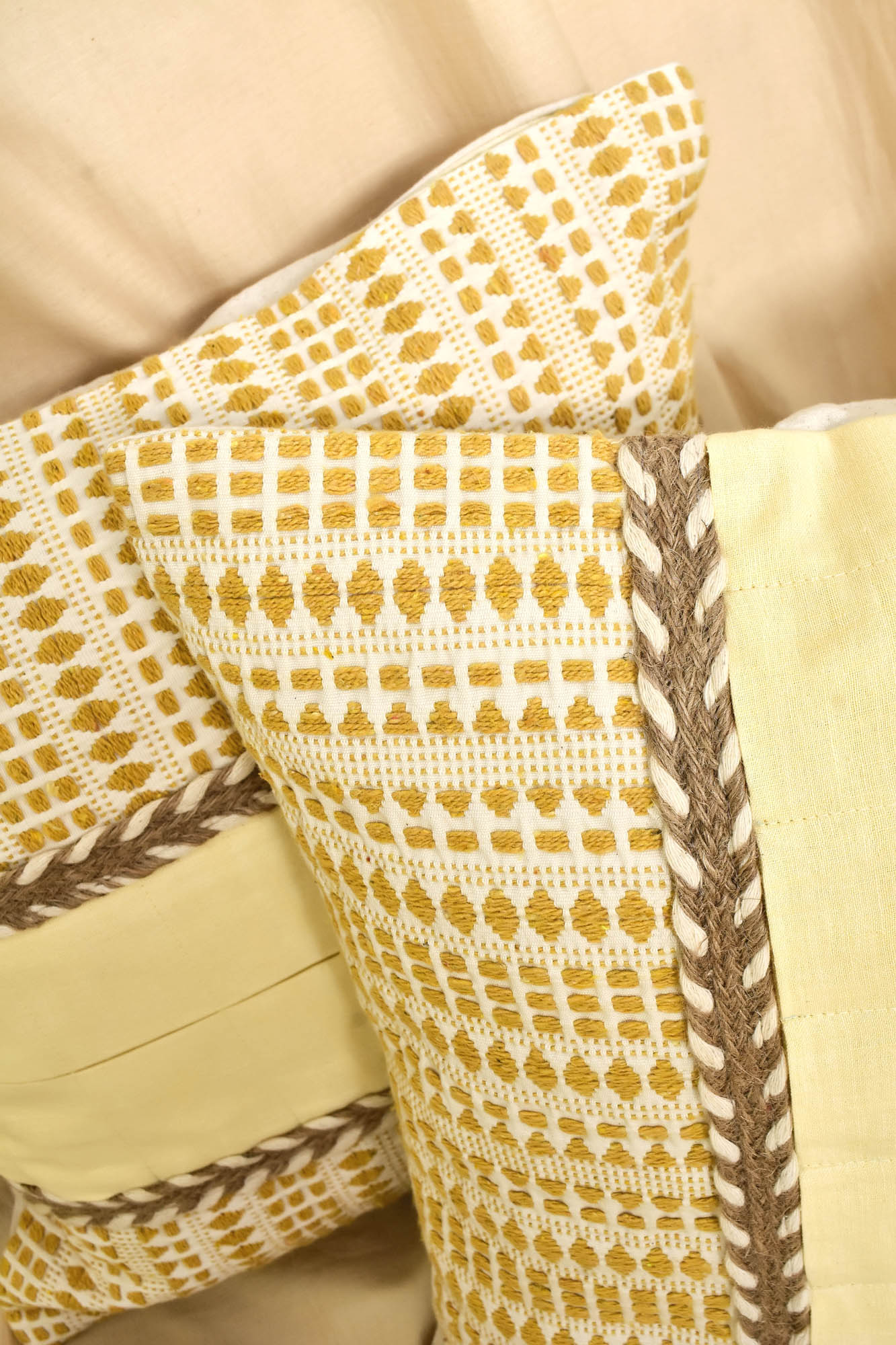 Chevron handmade Cushion Set of 2