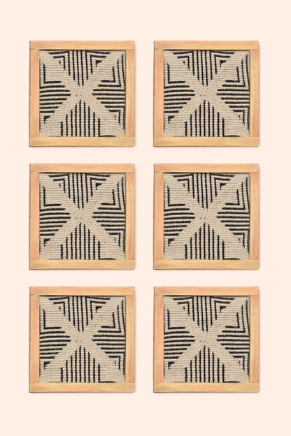 Pollux Handwoven Coasters - Set Of 2 Pcs