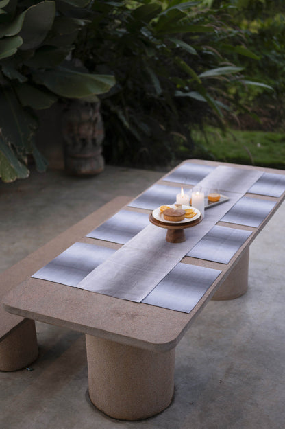 Edith Dining Set Set of a Table Runner and 8 Table Mats