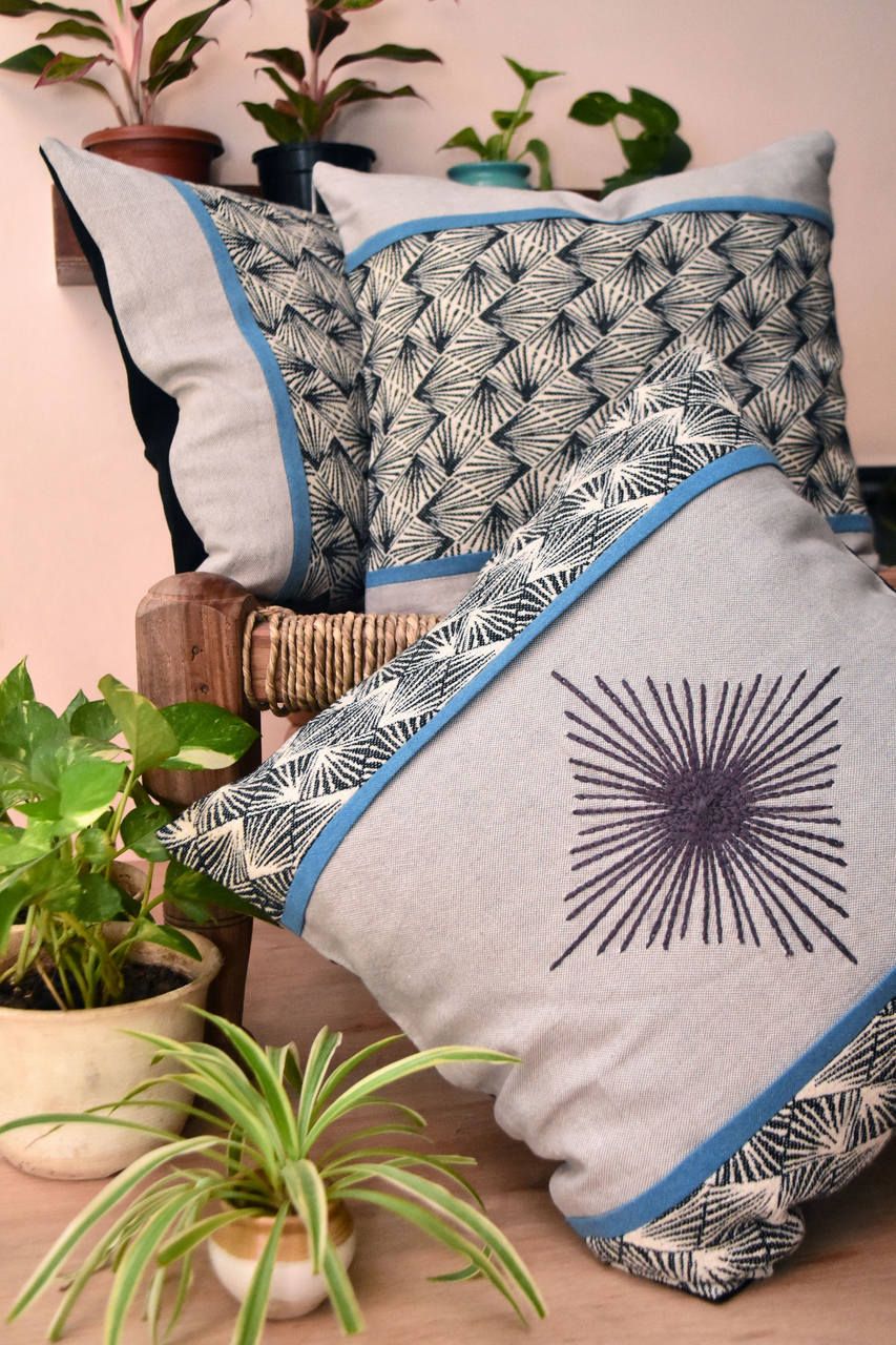 Kaira handmade Cushion Set of 3