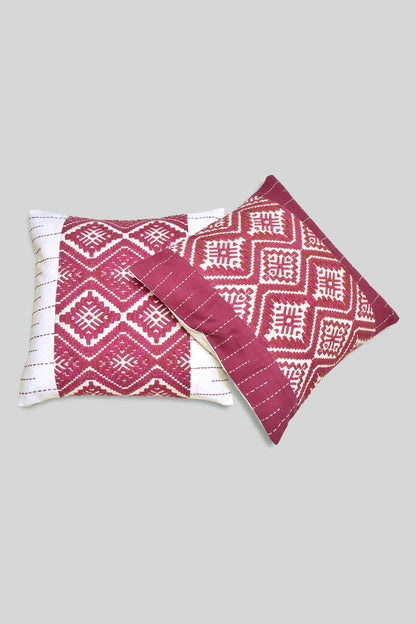 Saqaafat Handwoven Cushions - Set Of 2 Pcs