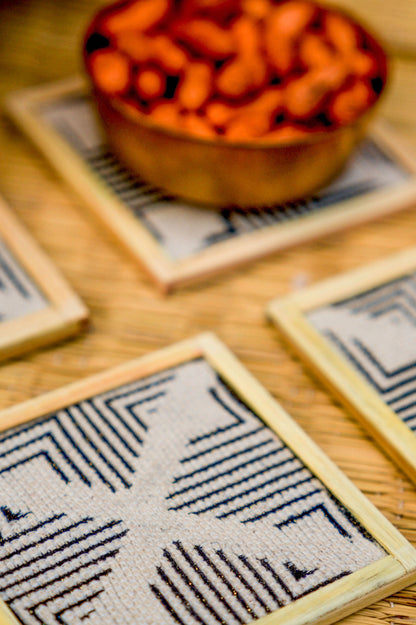 Pollux Handwoven Coasters - Set Of 2 Pcs