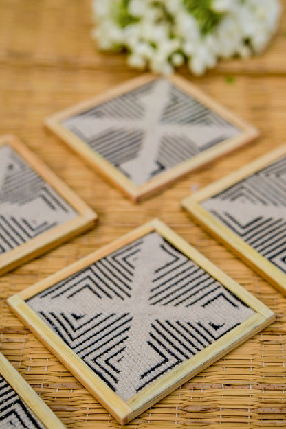 Pollux Handwoven Coasters - Set Of 2 Pcs