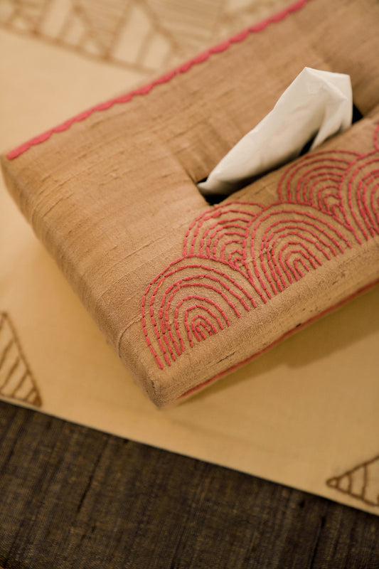 Bev - Handwoven Tissue Box