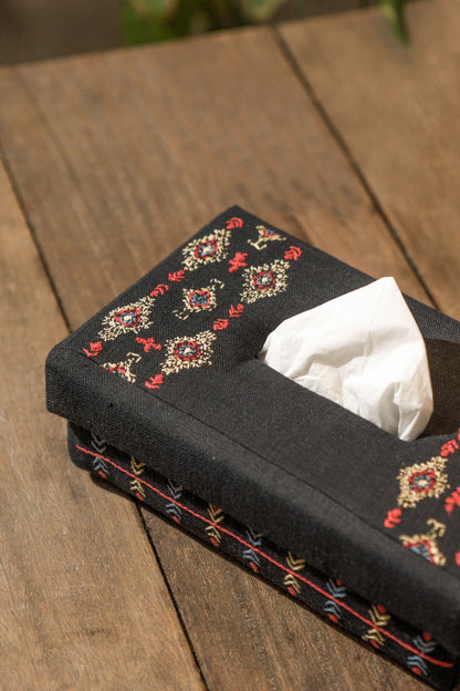 Helen - Handwoven Tissue Box