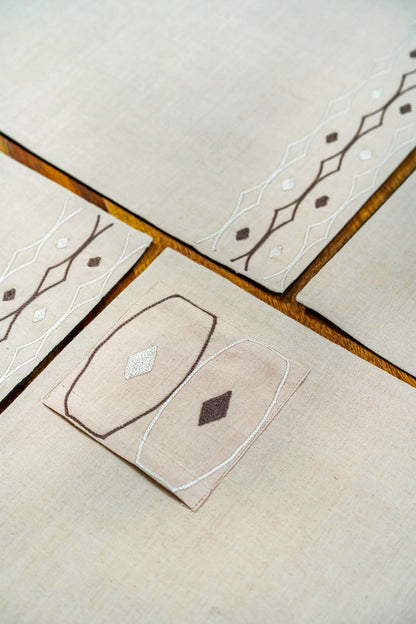 Tekigō-sei Handwoven Table Mats - Set of  6 pcs