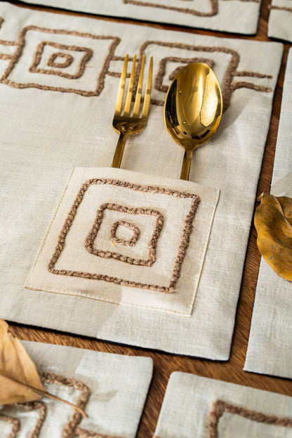 Ondas De agua Table Mats- A Set Of 2 Pcs