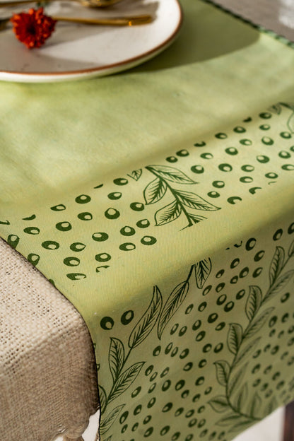 Kuchinashi Hand Wōven Table Runner