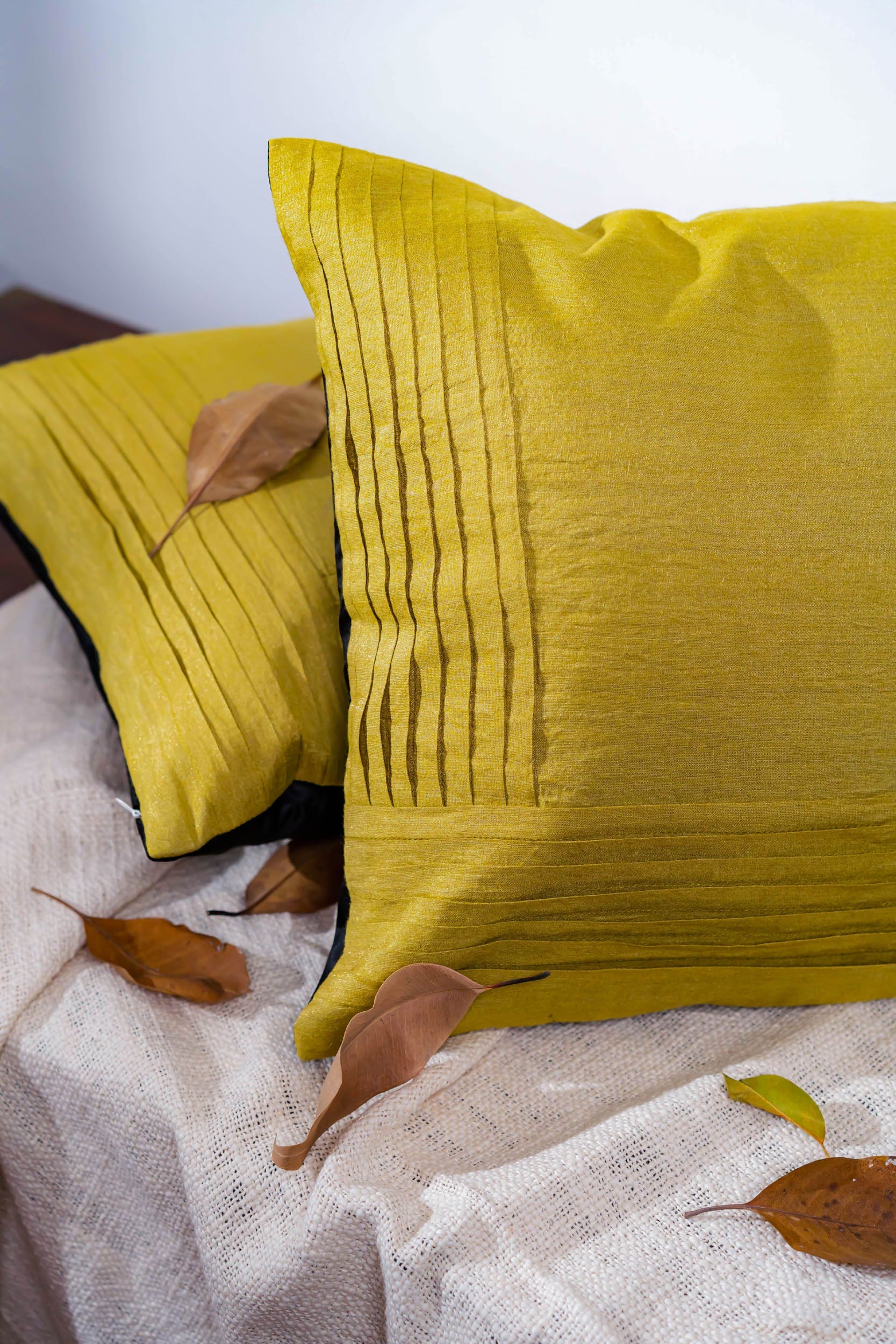 Silicon Handwoven Cushion Set of 2 