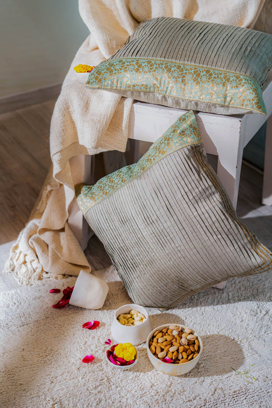 Finestra Zari Handmade Cushion Set of 2