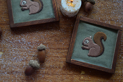 Squirrel Coasters | Veaves X Armatuer