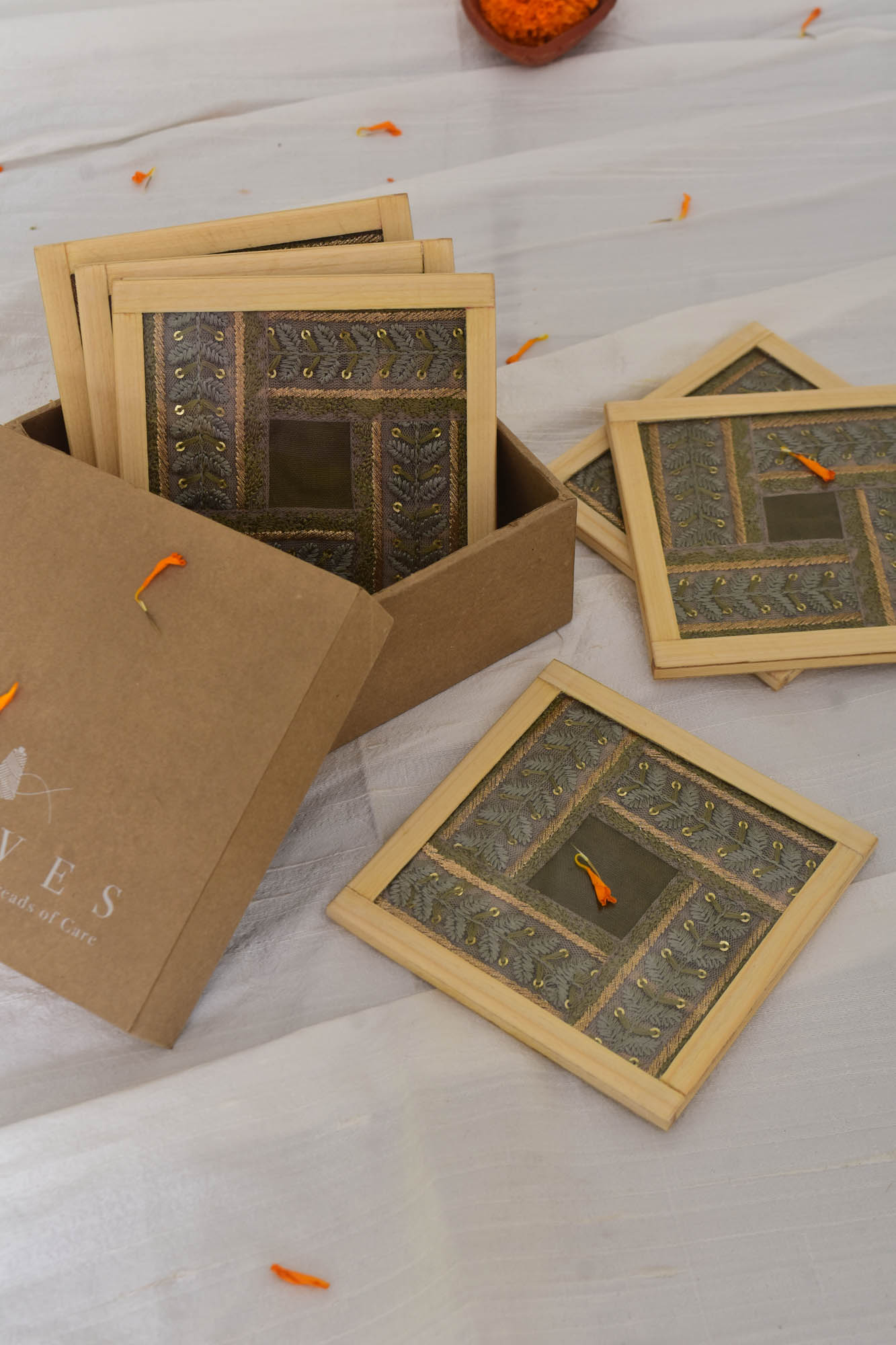 Handwoven Coasters Gift Hamper