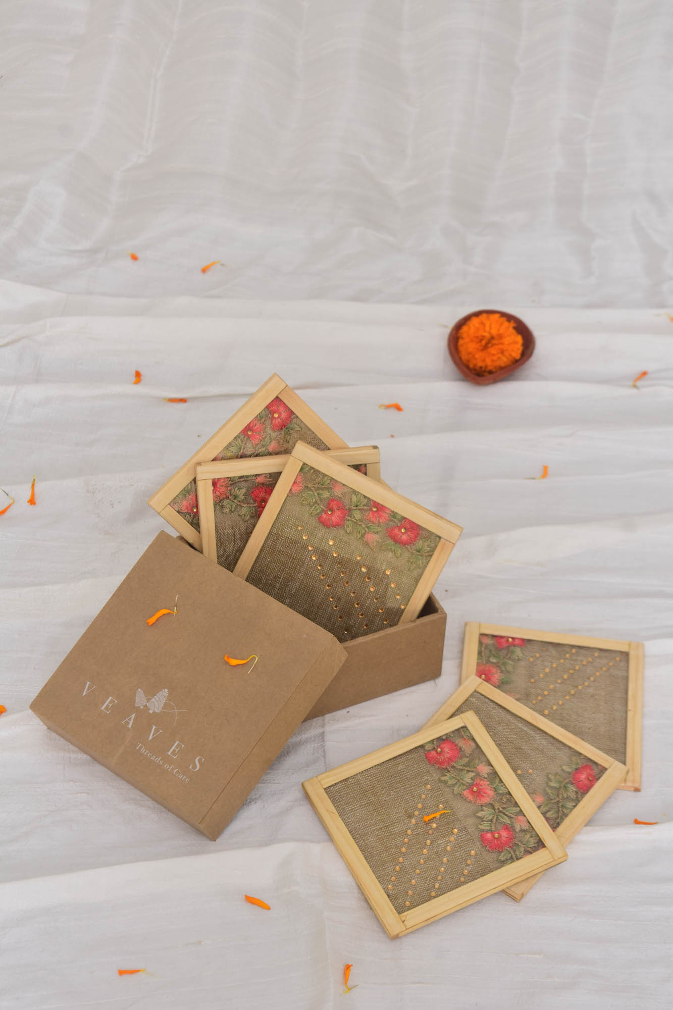Handwoven Coasters Gift Hamper