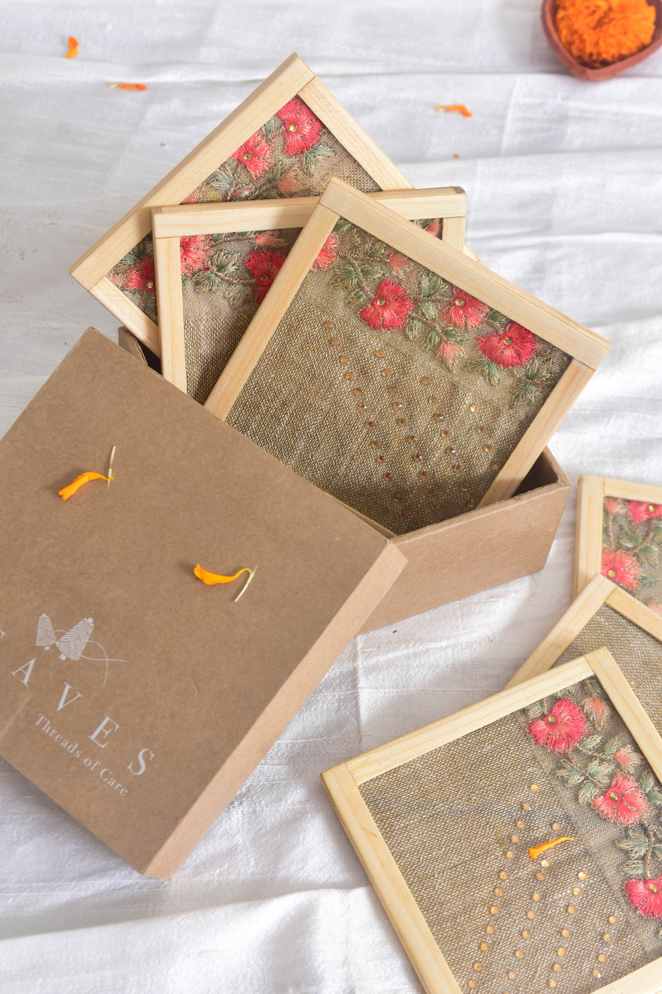 Handwoven Coasters Gift Hamper