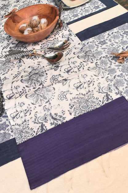 Xiomara Handwoven Dining Set of A Table Runner And 8 Table Mats