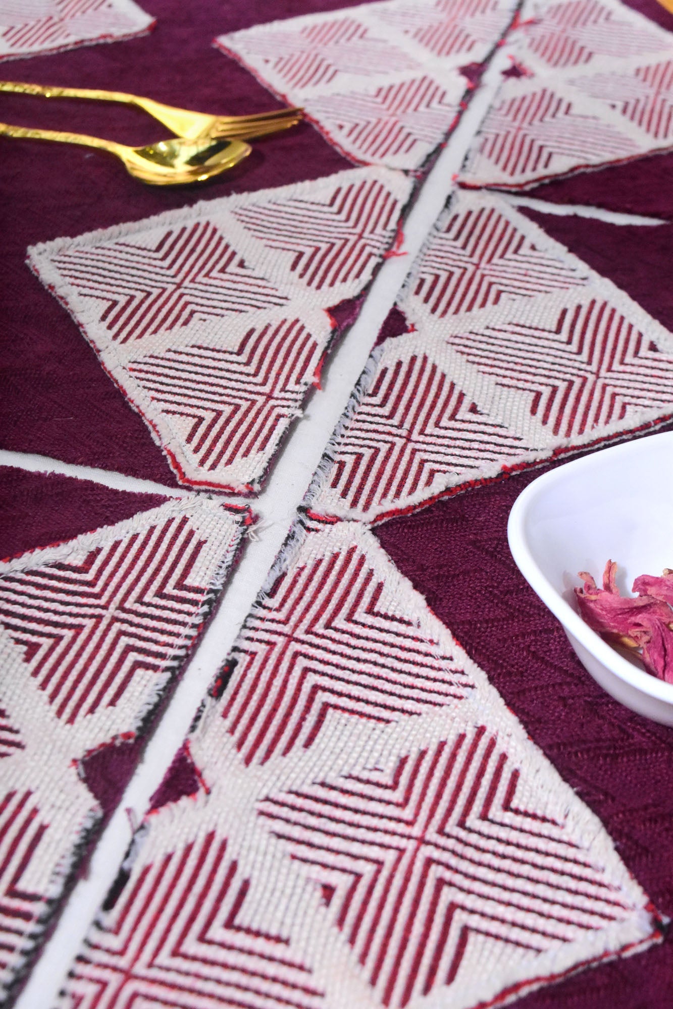 Ornate Handwoven Table Mats - Set Of 2 Pcs